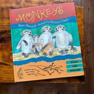 Vintage 1993 Read & Wonder I Like Monkeys Because... Hardcover Book